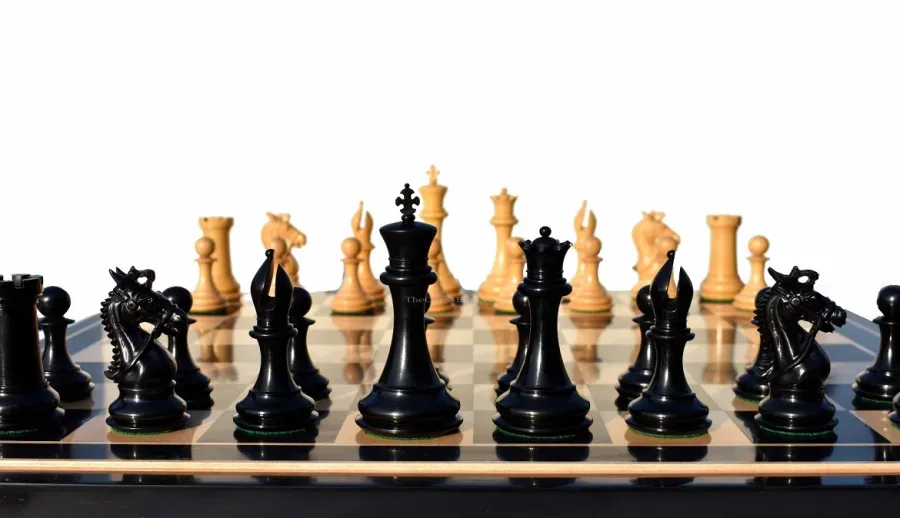 obrazek 4 Nowoczesne figury szachowe z luksusową planszą serii Sultan - The Chess Empire