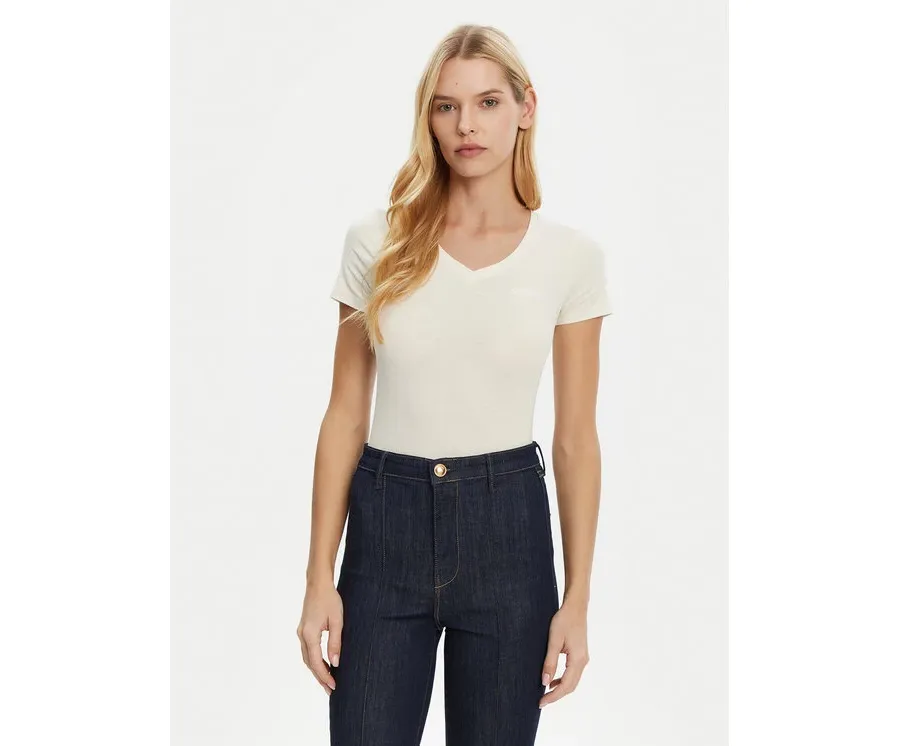 obrazek 1 Guess T-Shirt O5RI02 KBBU1 Beżowy Regular Fit