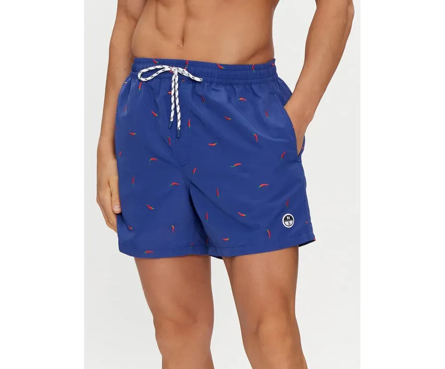 obrazek 1 North Sails Szorty kąpielowe 673731 Niebieski Regular Fit
