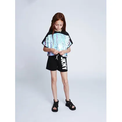 Zdjęcie DKNY Szorty sportowe D34A91 S Czarny Regular Fit