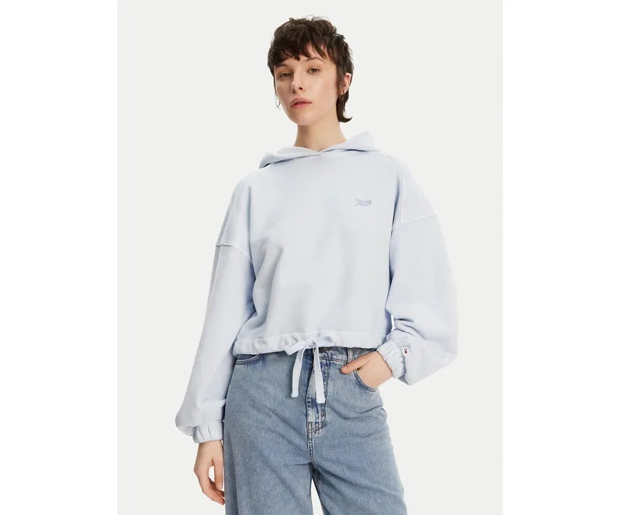 obrazek 1 Tommy Jeans Bluza DW0DW20314 Niebieski Relaxed Fit