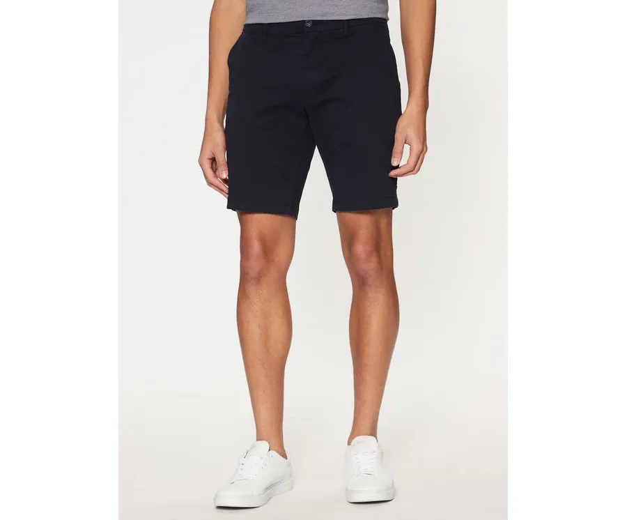 obrazek 1 Calvin Klein Szorty materiałowe Modern Twill K10K114063 Granatowy Slim Fit