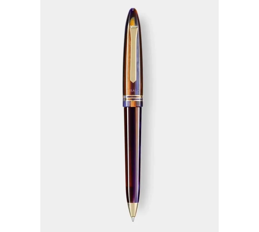 obrazek 1 Stylowy długopis Tibaldi Bononia Seilan Purple, 18ct gold