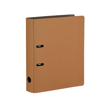 Zdjęcie Stylowy segregator na dokumenty w kolorze koniakowym