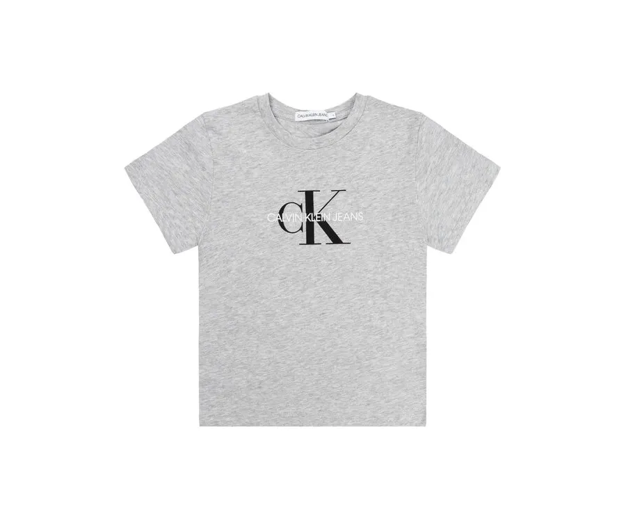 obrazek 1 Calvin Klein Jeans T-Shirt Monogram Logo IU0IU00068 Szary Regular Fit