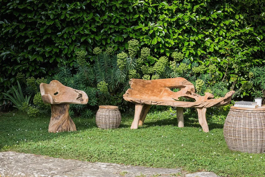 obrazek 3 Stylowy stolik – stołek Bongo do ogrodu i na taras