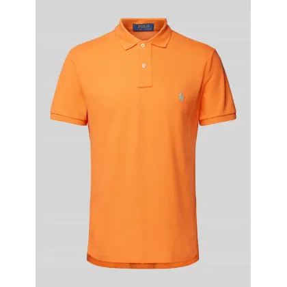 Zdjęcie Koszulka polo o kroju custom fit z czystej bawełny