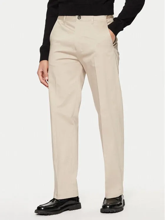 Picture AMI PARIS Chinosy HTR005.CO0009 Beżowy Regular Fit