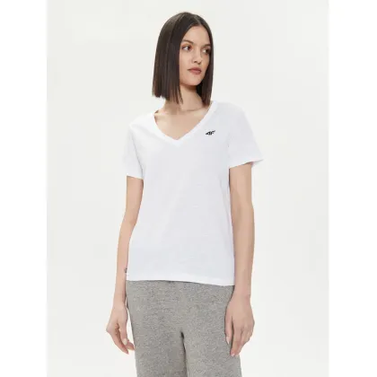 Zdjęcie 4F T-Shirt 4FWSS24TTSHF1162 Biały Regular Fit