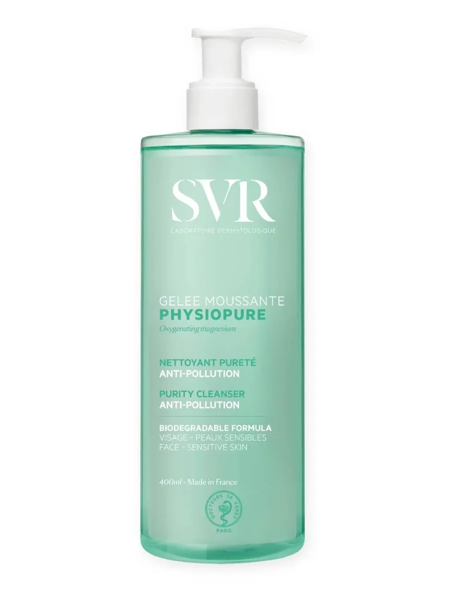 obrazek 1 SVR Physiopure Żel do mycia twarzy  400 ml