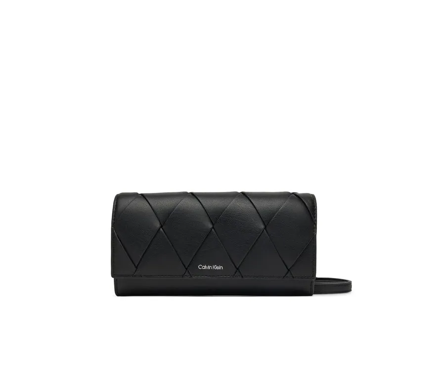 obrazek 1 Calvin Klein Torebka Ck Woven Convertible Wallet Bag K60K612970 Czarny