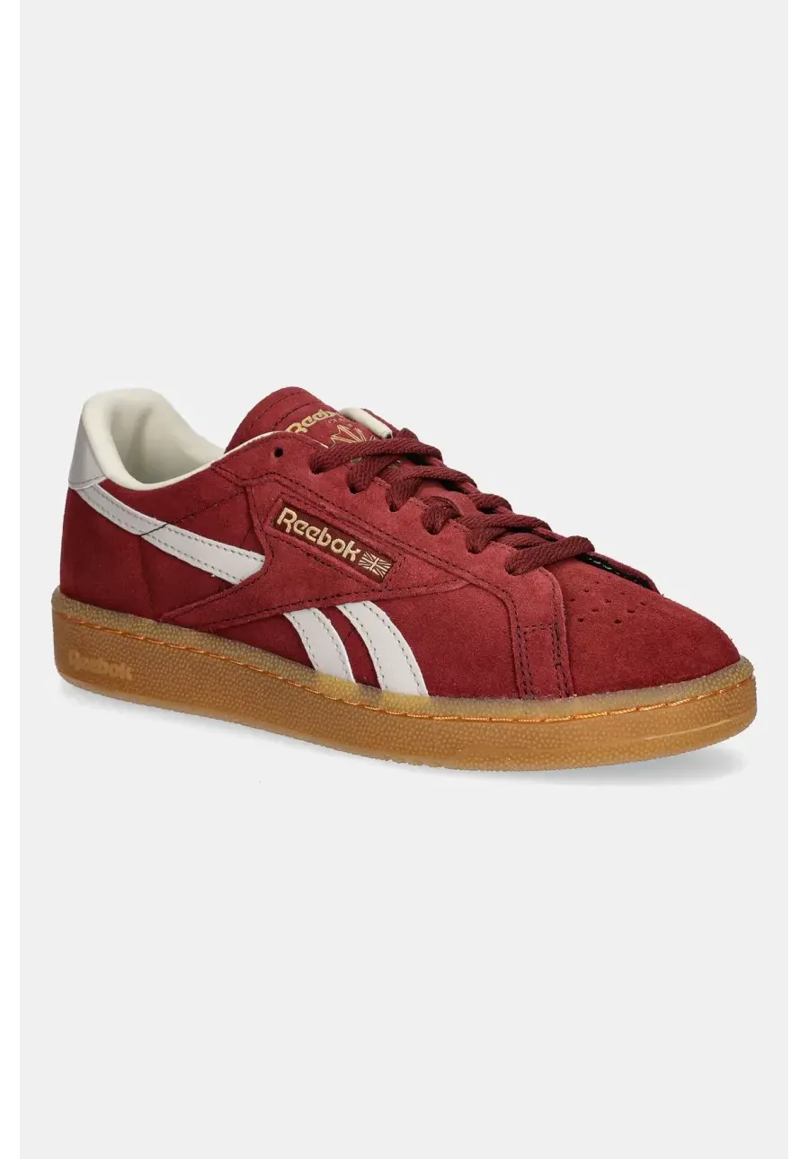 obrazek 1 Reebok Classic sneakersy Club C Grounds Uk kolor bordowy 100204901