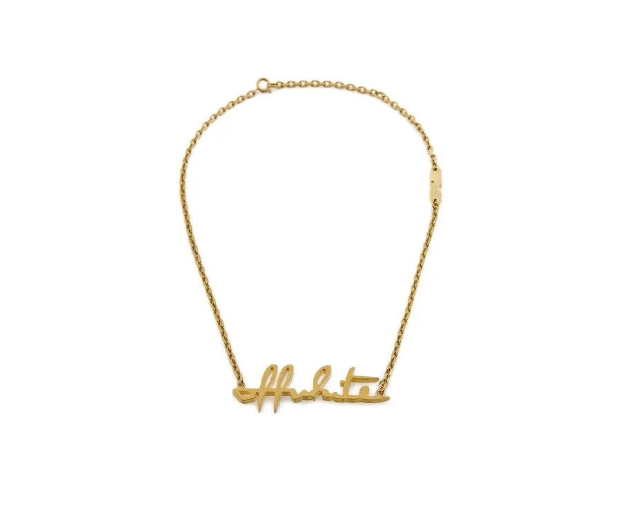 obrazek 1 Off-White Naszyjnik OWOB026R21MET0017600 Złoty