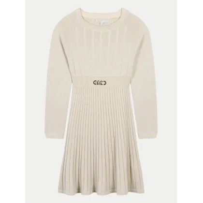 Zdjęcie MICHAEL KORS KIDS Sukienka dzianinowa R30169 M Beżowy Regular Fit
