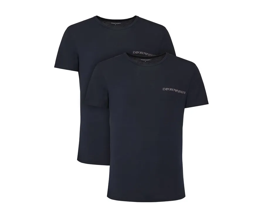 obrazek 1 Emporio Armani Underwear Komplet 2 t-shirtów EM000391 AF10779 MB143 Granatowy Regular Fit