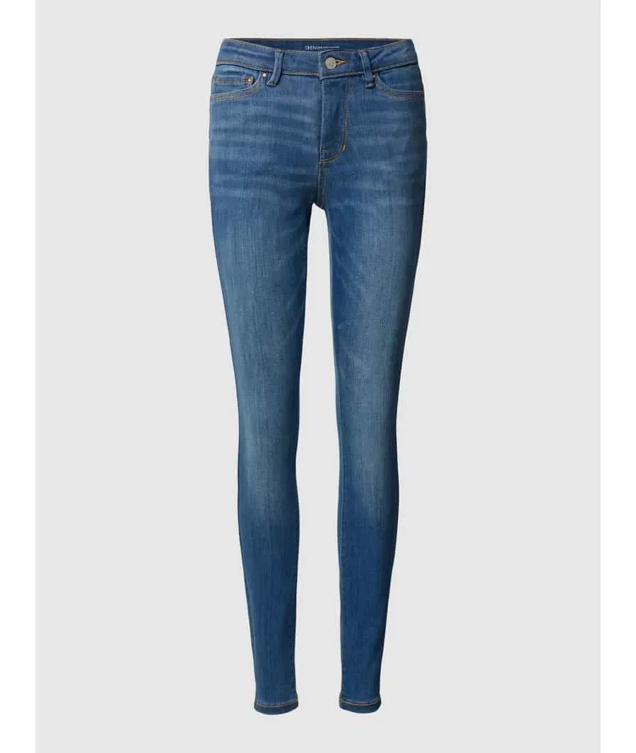 obrazek 1 Jeansy o kroju skinny fit z 5 kieszeniami model ‘Nela’
