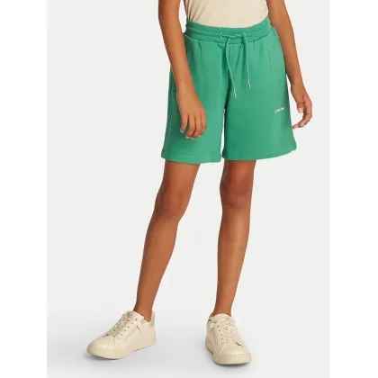 Zdjęcie Calvin Klein Jeans Szorty sportowe New Inst. Logo IU0IU00703 Zielony Relaxed Fit