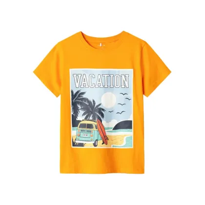 Zdjęcie NAME IT T-Shirt Zelo 13239199 Żółty Standard Fit