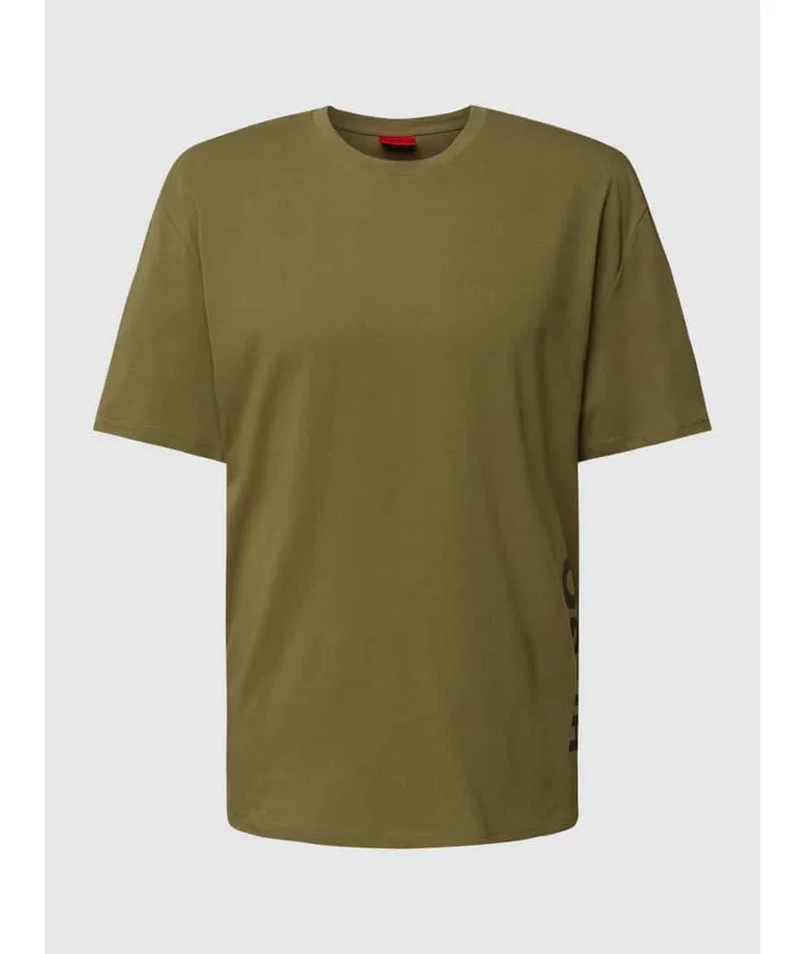 obrazek 1 T-shirt o luźnym kroju z nadrukiem z logo