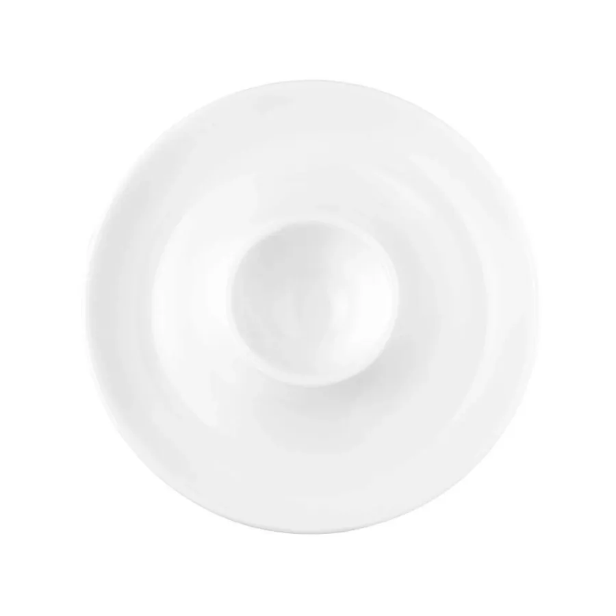 obrazek 1 Piękny nowoczesny kieliszek na jajko wykonany z porcelany o wyjątkowym kształcie – Tettau