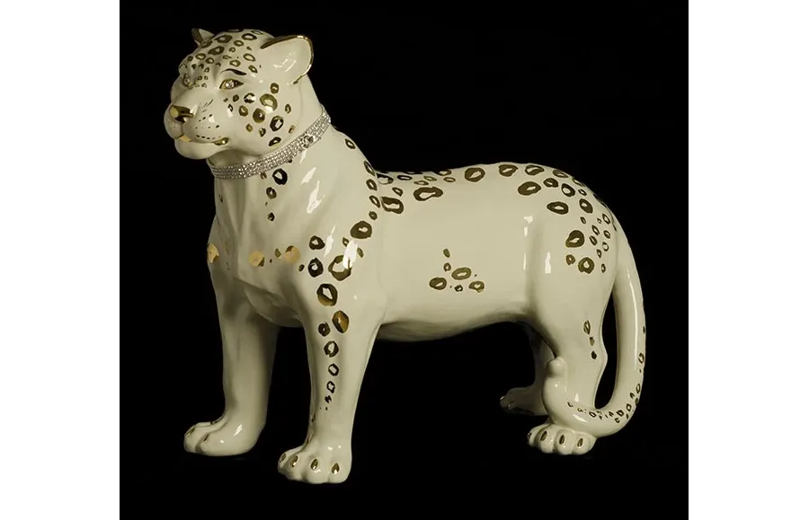 picture 1 Ceramic leopard - home decor