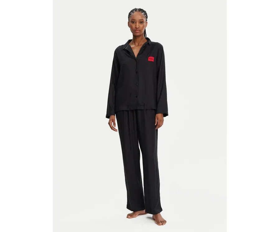 obrazek 1 HUGO Piżama Elle 50531526 Czarny Relaxed Fit