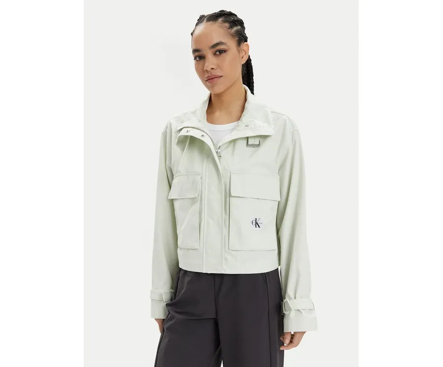 obrazek 1 Calvin Klein Jeans Kurtka przejściowa Utility J20J223030 Écru Regular Fit