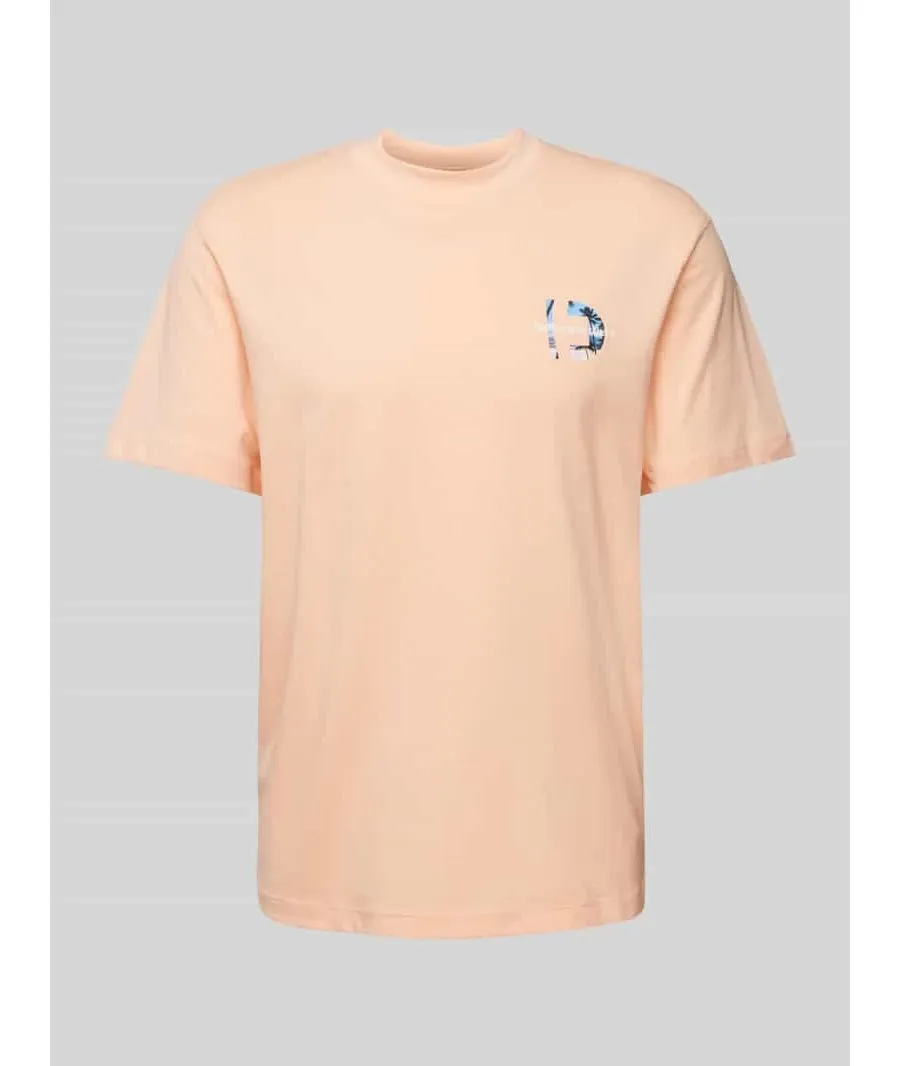 obrazek 1 T-shirt o luźnym kroju z nadrukiem z logo