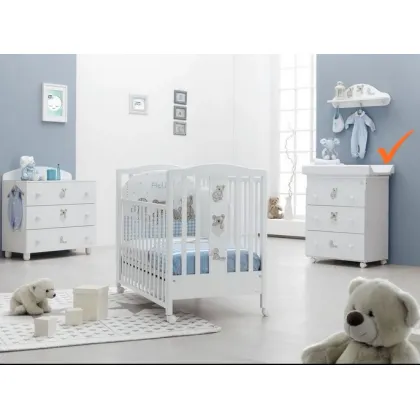 Zdjęcie Wyśmienita komoda z miejscem na przewijak dla niemowlaka - Italbaby
