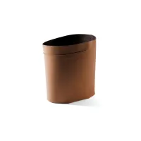 Zdjęcie Piękny skórzany włoski kosz - 48 cm