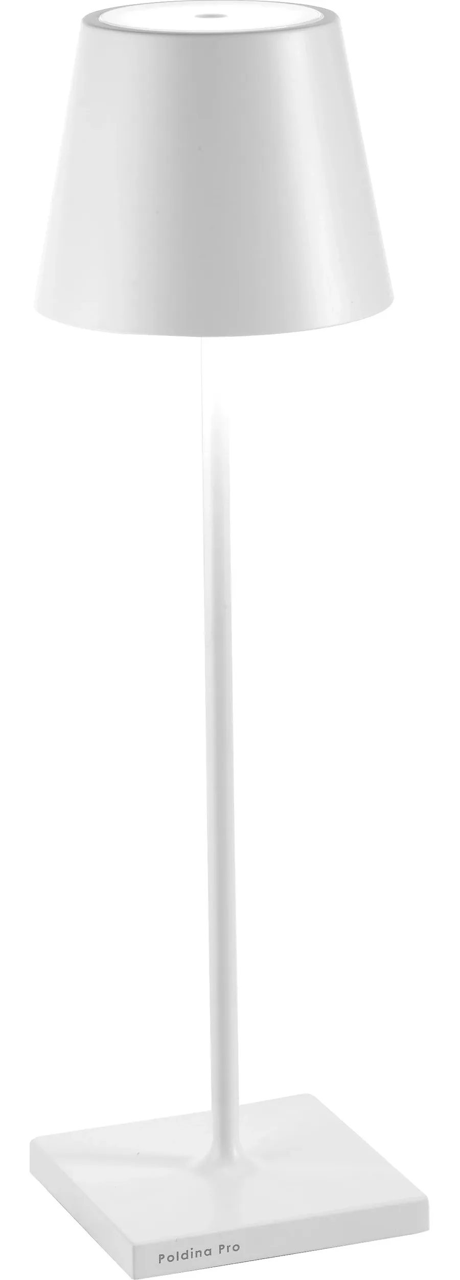 obrazek 1 Biała lampa stołowa Poldina 38 cm