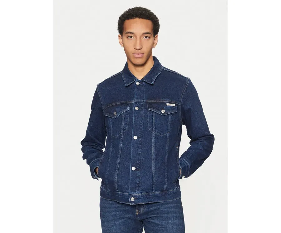 obrazek 1 Calvin Klein Jeans Kurtka jeansowa J30J326553 Granatowy Straight Fit