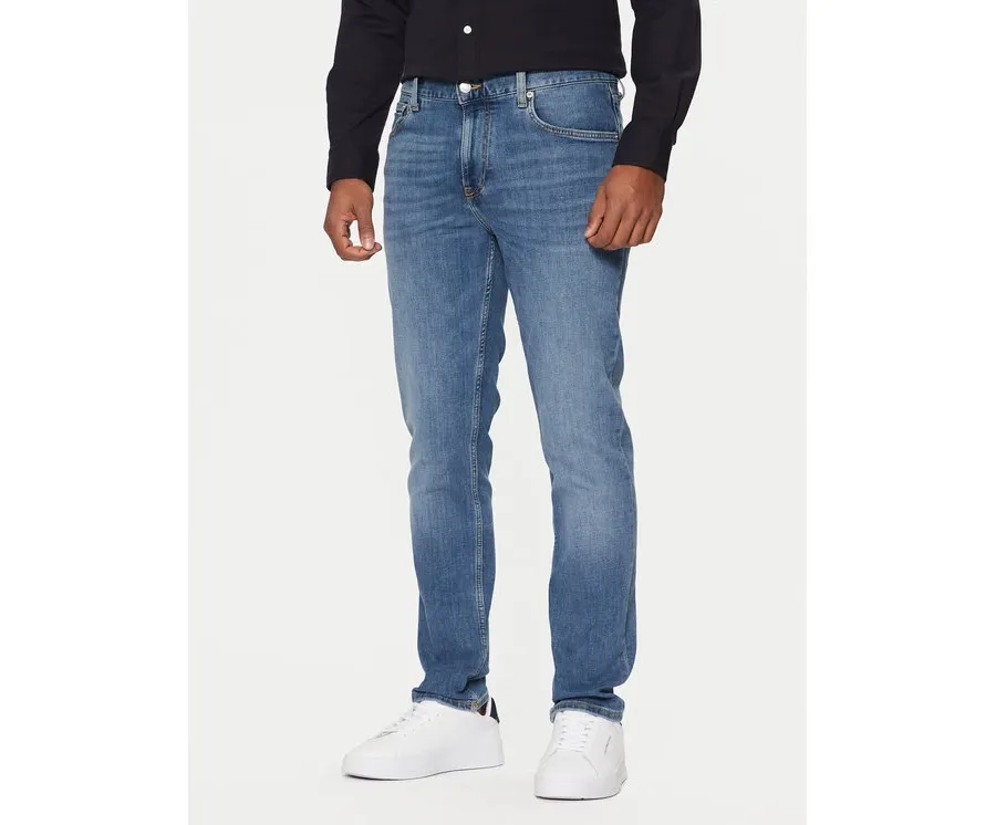 obrazek 1 Tommy Hilfiger Jeansy Denton MW0MW39033 Niebieski Straight Fit