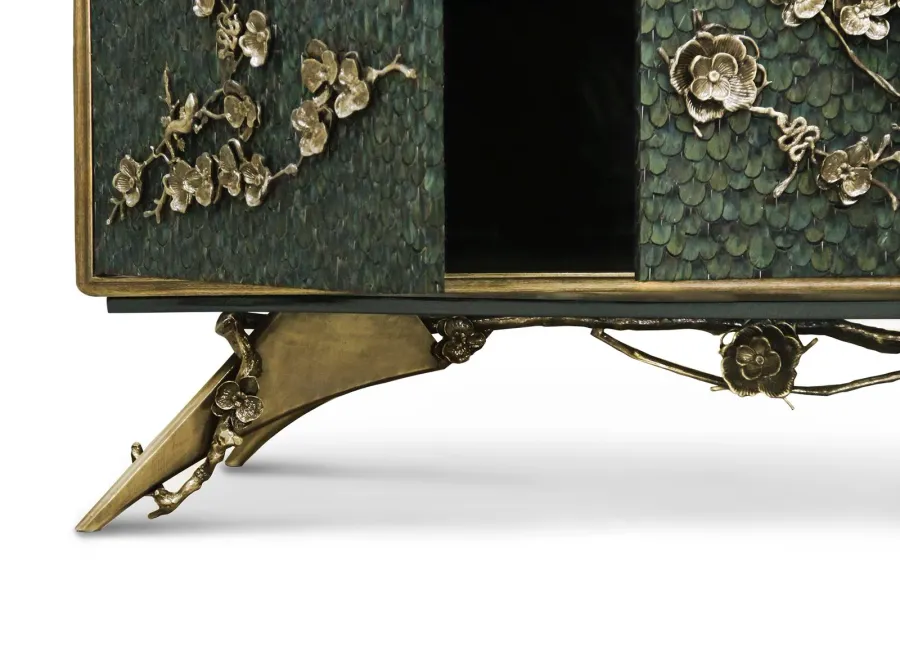 picture 15 Unusual chest of drawers for living room made of brass