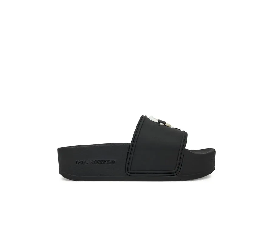 obrazek 1 KARL LAGERFELD Klapki Kondo Maxi KL80805A Czarny