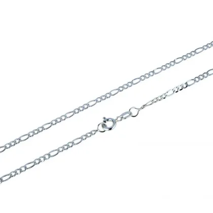 Zdjęcie Włoski złoty łańcuszek z ogniwem 3+1 cm.50