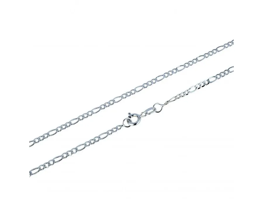 obrazek 1 Włoski złoty łańcuszek z ogniwem 3+1 cm.50
