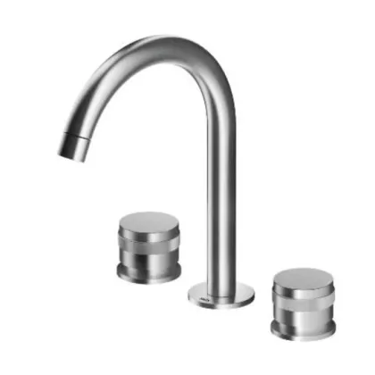 Zdjęcie Elitarne akcesorium dla wyposażenia łazienki - bateria trzyotworowa - zawór 1/2