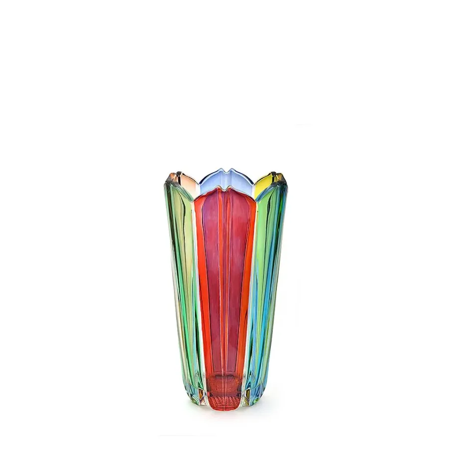 obrazek 1 Stylowy wazon z kolorowego szkła murano (23 cm)