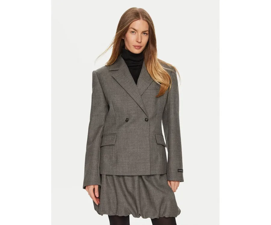 obrazek 1 Herskind Marynarka Wasty 5399140 Szary Relaxed Fit