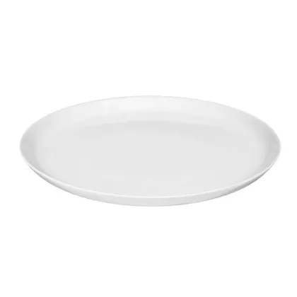Zdjęcie Okrągły porcelanowy biały talerz obiadowy 26 cm - Seltmann Weiden