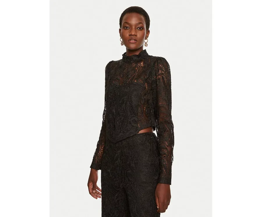 obrazek 1 TWINSET Bluzka 242TP2464 Czarny Slim Fit