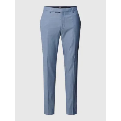 Zdjęcie Spodnie do garnituru o kroju extra slim fit z fakturowanym wzorem model ‘Gun’