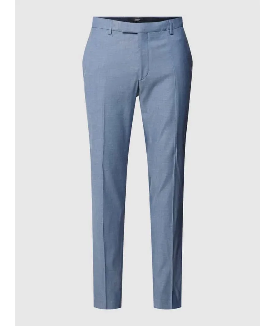 obrazek 1 Spodnie do garnituru o kroju extra slim fit z fakturowanym wzorem model ‘Gun’
