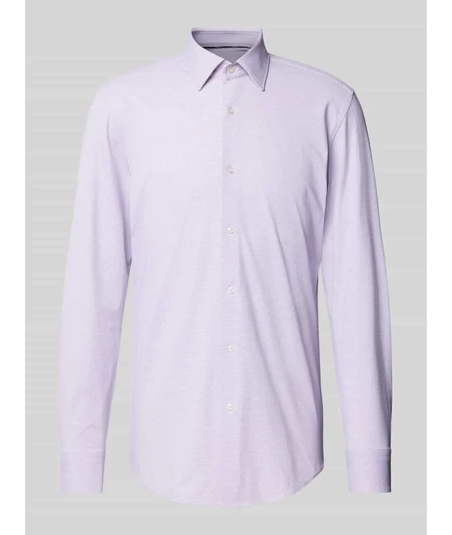 obrazek 1 Koszula biznesowa o kroju slim fit z kołnierzykiem typu kent model ‘Hank’