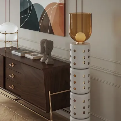 Zdjęcie Luksusowa lampa stojąca vintage