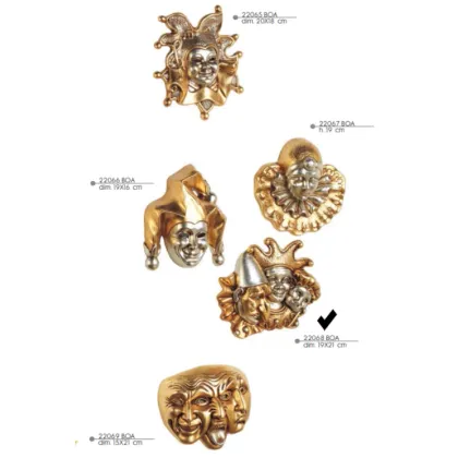 Picture Mask of three faces - Valle d'oro Patchi