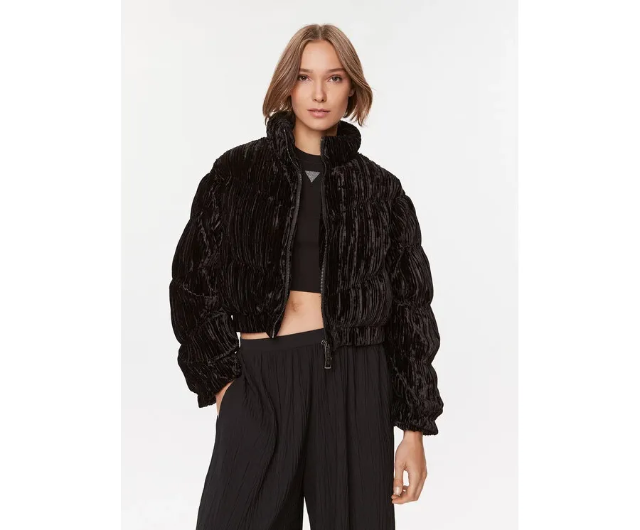 obrazek 1 Guess Kurtka zimowa Roux W3BL10 KBWC2 Czarny Relaxed Fit