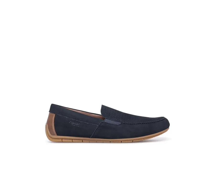 obrazek 1 Rieker Mokasyny 09555-14 Granatowy