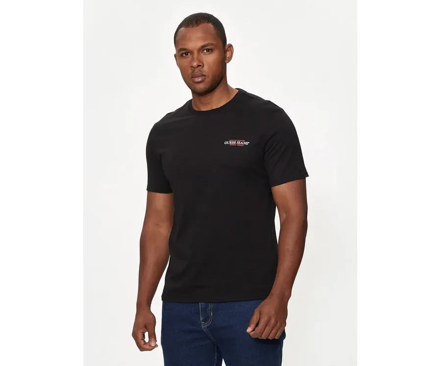 obrazek 1 Guess Jeans T-Shirt M4YI55 K8HM0 Czarny Slim Fit